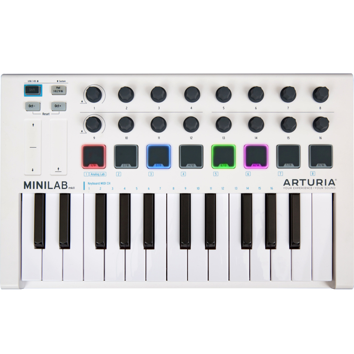 Arturia MiniLab mkII, White